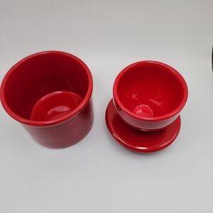Butter Bell French Countertop Butter Keeper Red